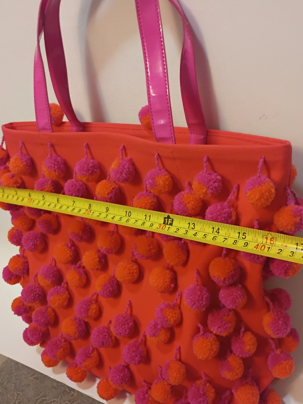 kate spade Pink Jump For Joy Orange And Pink Tote - Picture 3 of 11